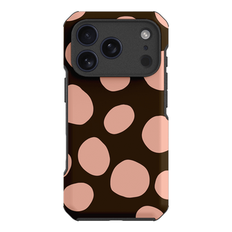 Pebbles Chocolate Pink Printed Phone Cases iPhone 17 Pro / Toughie by Veronica Tucker - The Dairy