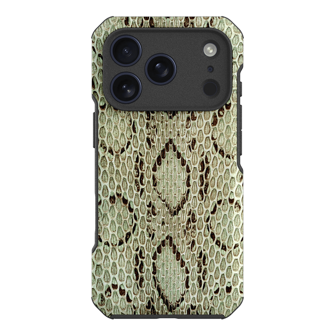 Pistachio Python Printed Phone Cases iPhone 17 Pro / Toughie by The Dairy - The Dairy