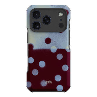 Plum Polka Dot Printed Phone Cases iPhone 17 Pro / Toughie by Jasmine Dowling - The Dairy