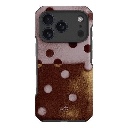 Rust Polka Dot Printed Phone Cases iPhone 17 Pro / Toughie by Jasmine Dowling - The Dairy