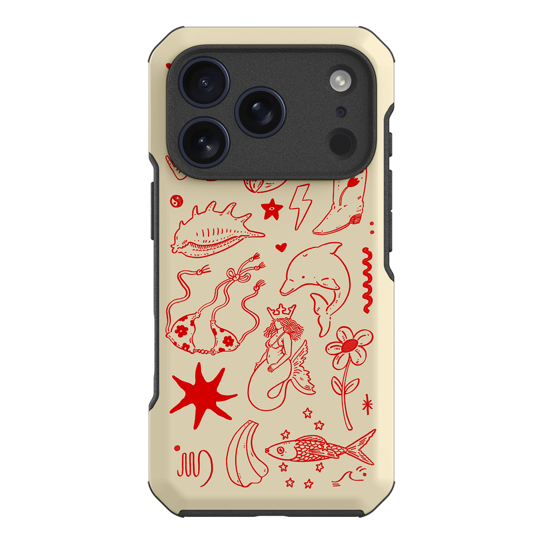 Spiced Cowboy Cream Printed Phone Cases iPhone 17 Pro / Toughie by Easty Beasty - The Dairy
