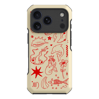 Spiced Cowboy Cream Printed Phone Cases iPhone 17 Pro / Toughie by Easty Beasty - The Dairy
