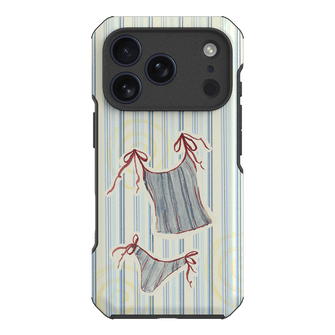 Stripe Tankini Printed Phone Cases iPhone 17 Pro / Toughie by Kayla Carr - The Dairy