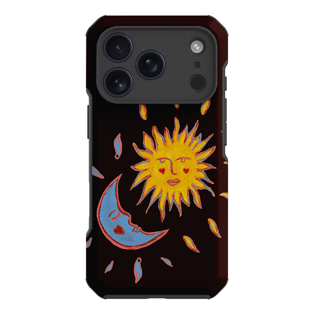 Sun & Moon Plum Printed Phone Cases iPhone 17 Pro / Toughie by BG. Studio - The Dairy