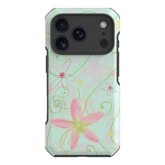 Swirl Blue Printed Phone Cases iPhone 17 Pro / Toughie by Kayla Carr - The Dairy