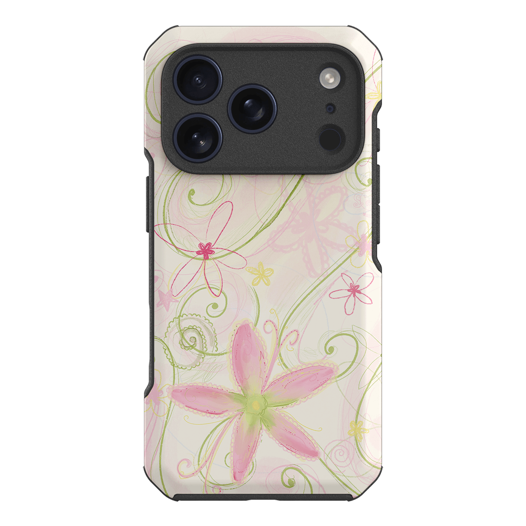 Swirl Pink Printed Phone Cases iPhone 17 Pro / Toughie by Kayla Carr - The Dairy