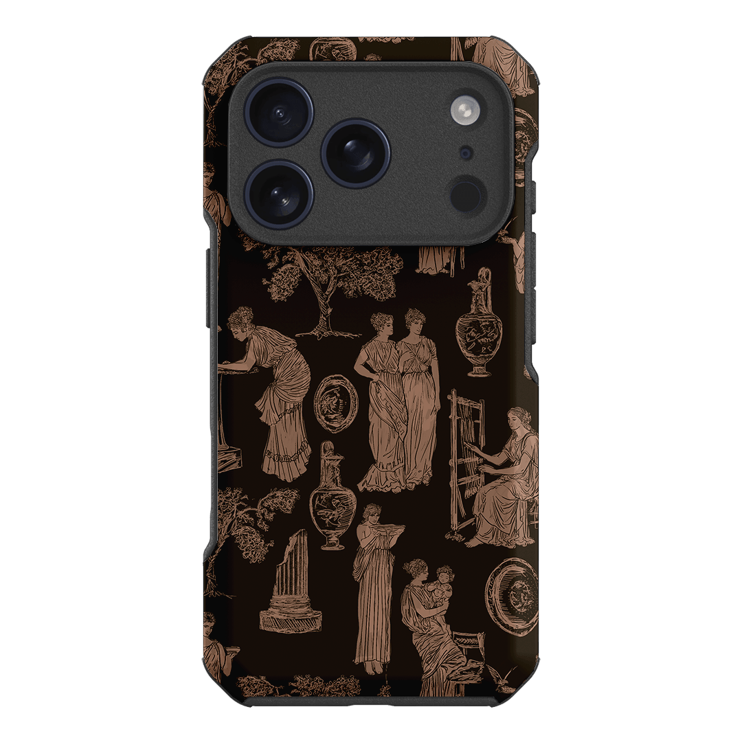Symposium Burnt Umber Printed Phone Cases iPhone 17 Pro / Toughie by Veronica Tucker - The Dairy