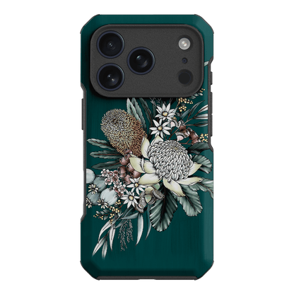 Teal Native Printed Phone Cases iPhone 17 Pro / Toughie by Typoflora - The Dairy