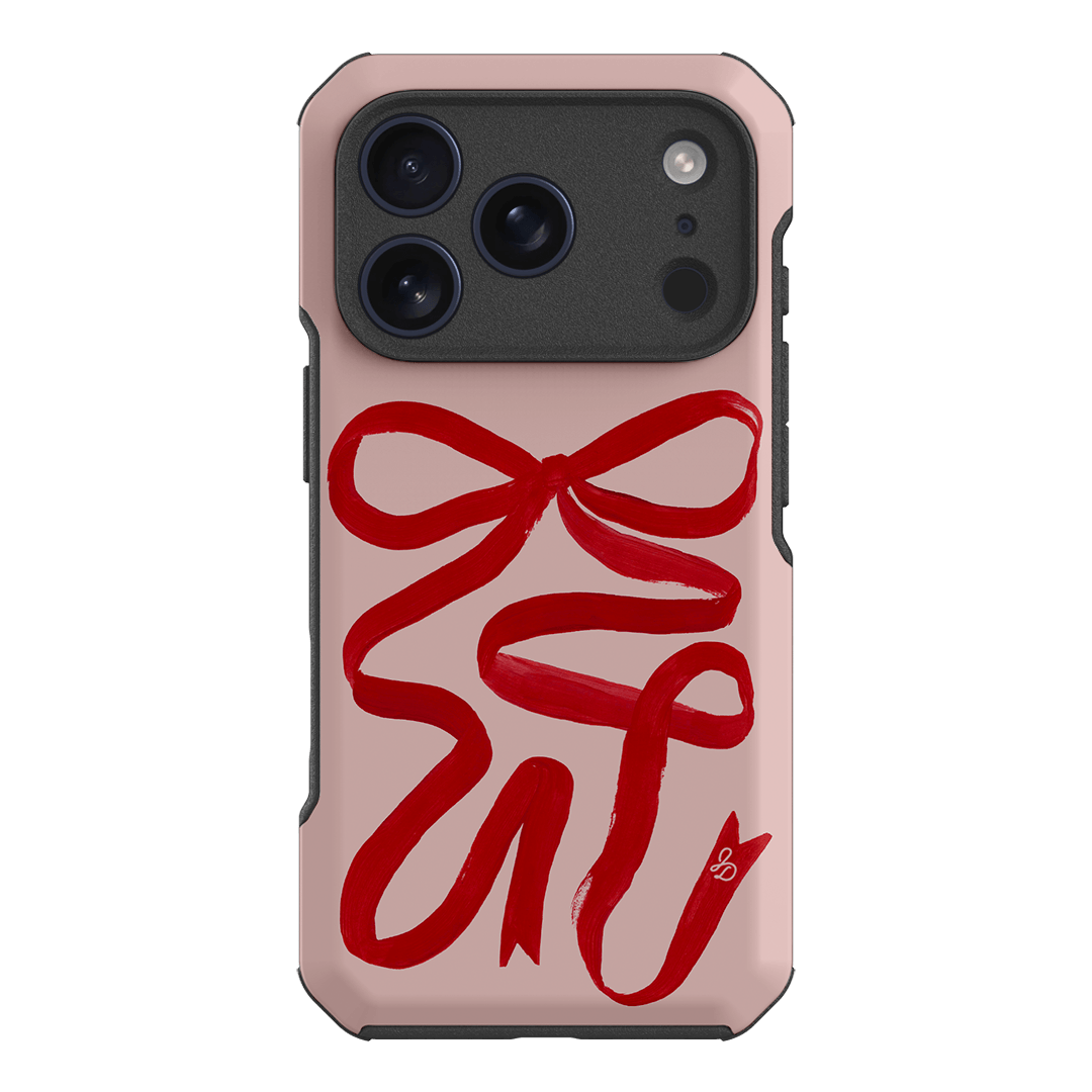 Valentine Ribbon Printed Phone Cases iPhone 17 Pro / Toughie by Jasmine Dowling - The Dairy