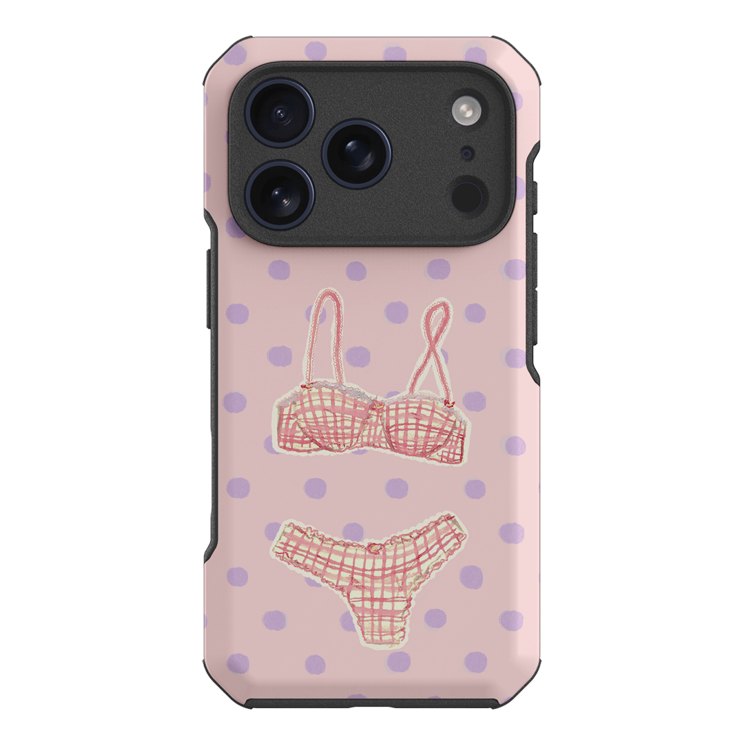 Vintage Gingham Printed Phone Cases iPhone 17 Pro / Toughie by Kayla Carr - The Dairy