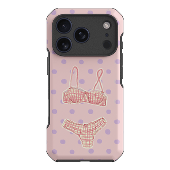 Vintage Gingham Printed Phone Cases iPhone 17 Pro / Toughie by Kayla Carr - The Dairy