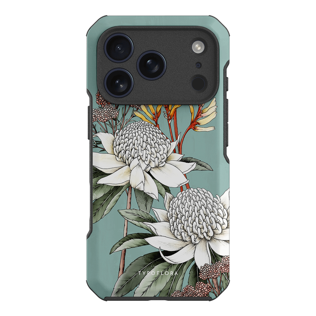 Waratah Printed Phone Cases iPhone 17 Pro / Toughie by Typoflora - The Dairy