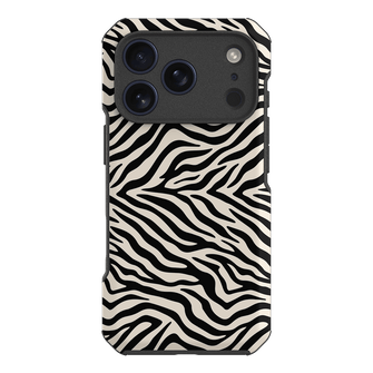 Zebra Ink Printed Phone Cases iPhone 17 Pro / Toughie by The Dairy - The Dairy