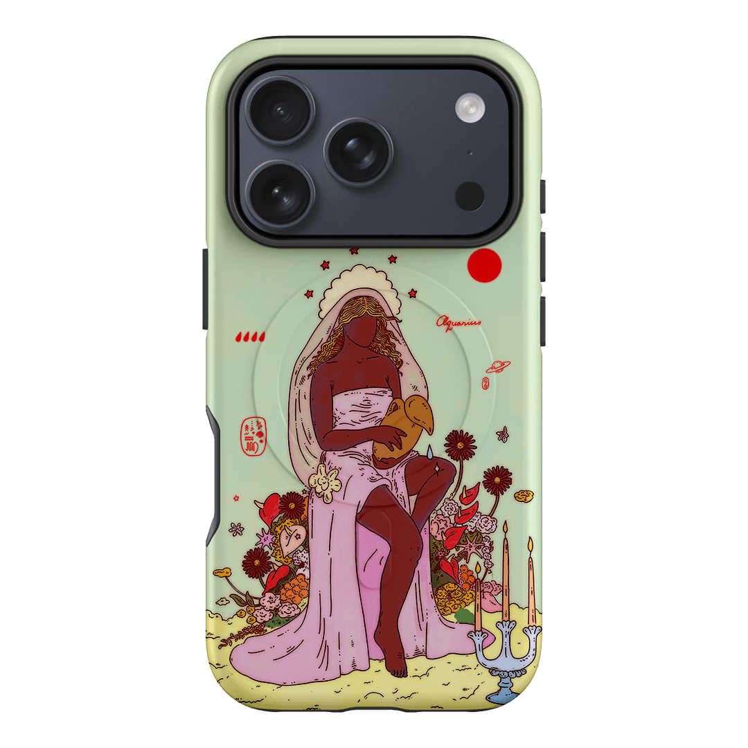 Aquarius Season Printed Phone Cases iPhone 17 Pro / Armoured MagSafe by Easty Beasty - The Dairy