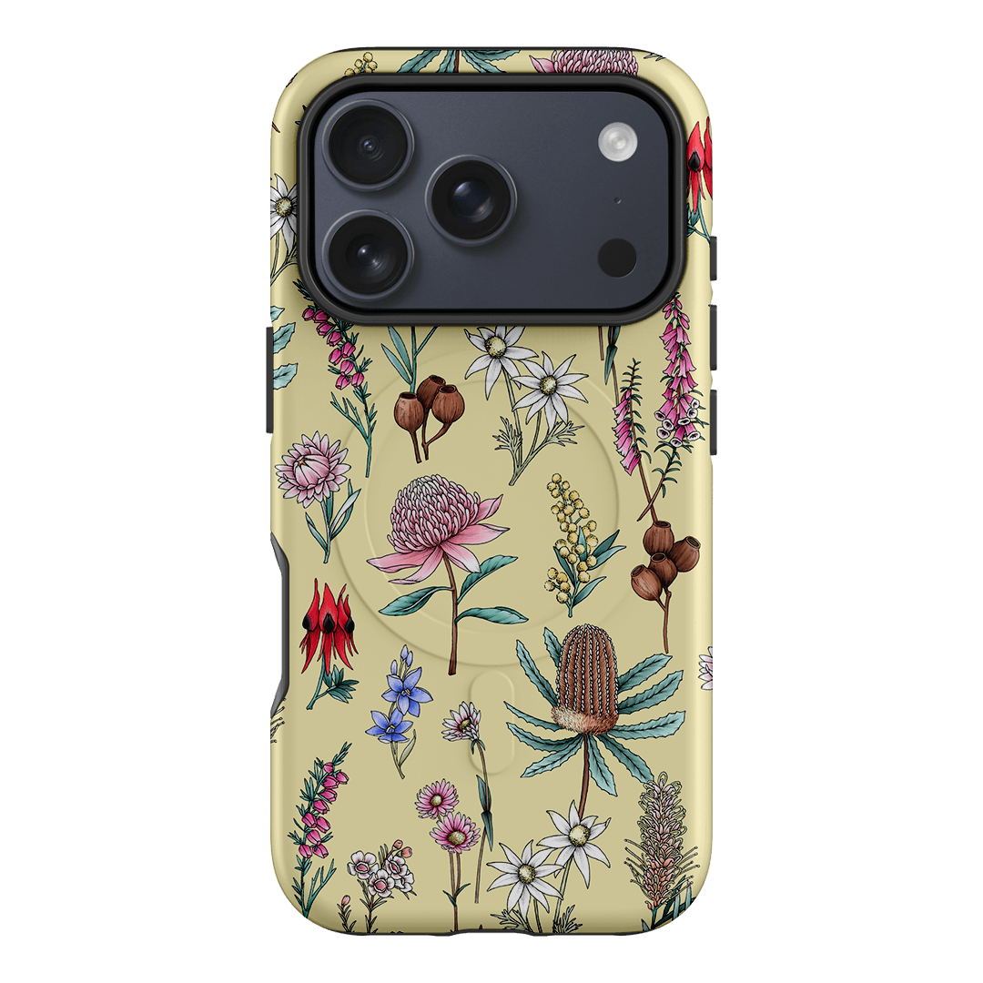 Banksia Butter Printed Phone Cases iPhone 17 Pro / Armoured MagSafe by Typoflora - The Dairy