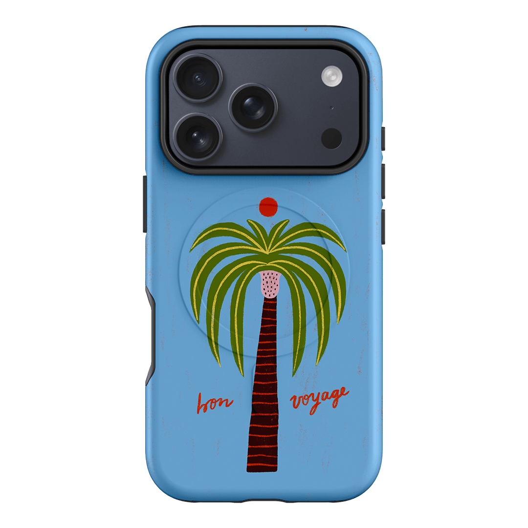 Bon Voyage Blue Printed Phone Cases iPhone 17 Pro / Armoured MagSafe by Marie Faurrite - The Dairy