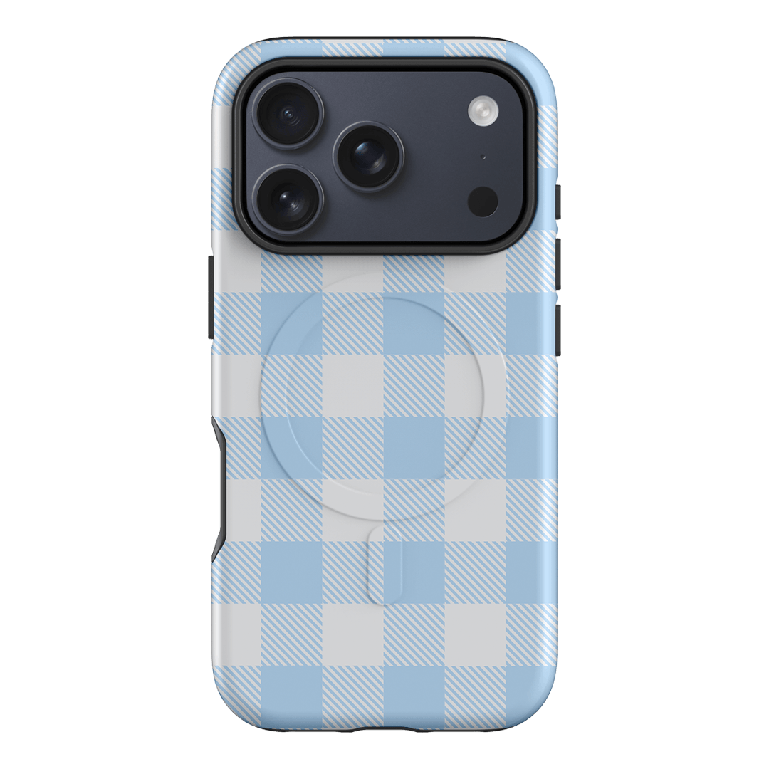 Cloud Plaid Printed Phone Cases iPhone 17 Pro / Armoured MagSafe by The Dairy - The Dairy