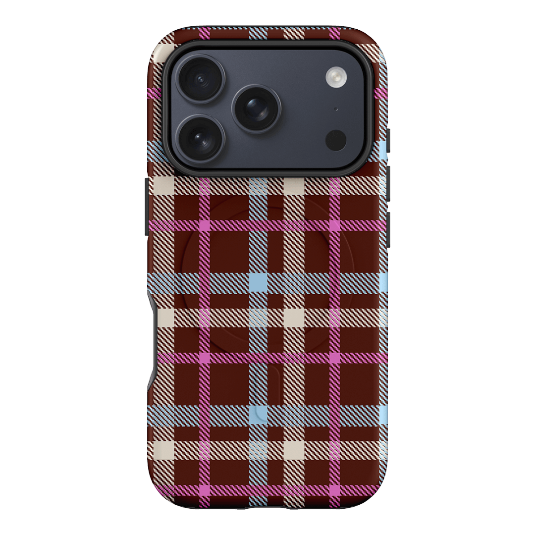 Confetti Plaid Printed Phone Cases iPhone 17 Pro / Armoured MagSafe by The Dairy - The Dairy