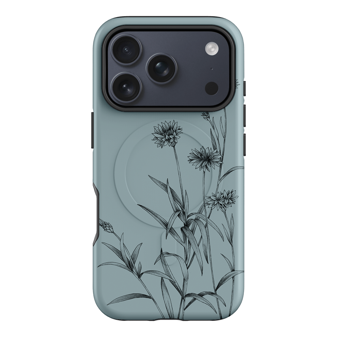 Cornflowers Study Printed Phone Cases iPhone 17 Pro / Armoured MagSafe by Typoflora - The Dairy