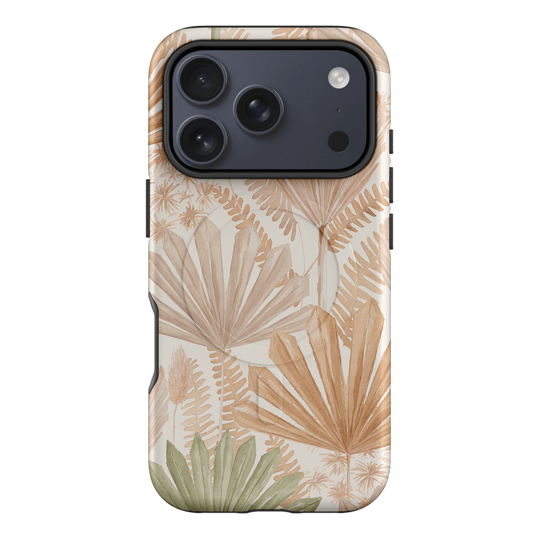 Golden Palm Printed Phone Cases iPhone 17 Pro / Armoured MagSafe by Cass Deller - The Dairy