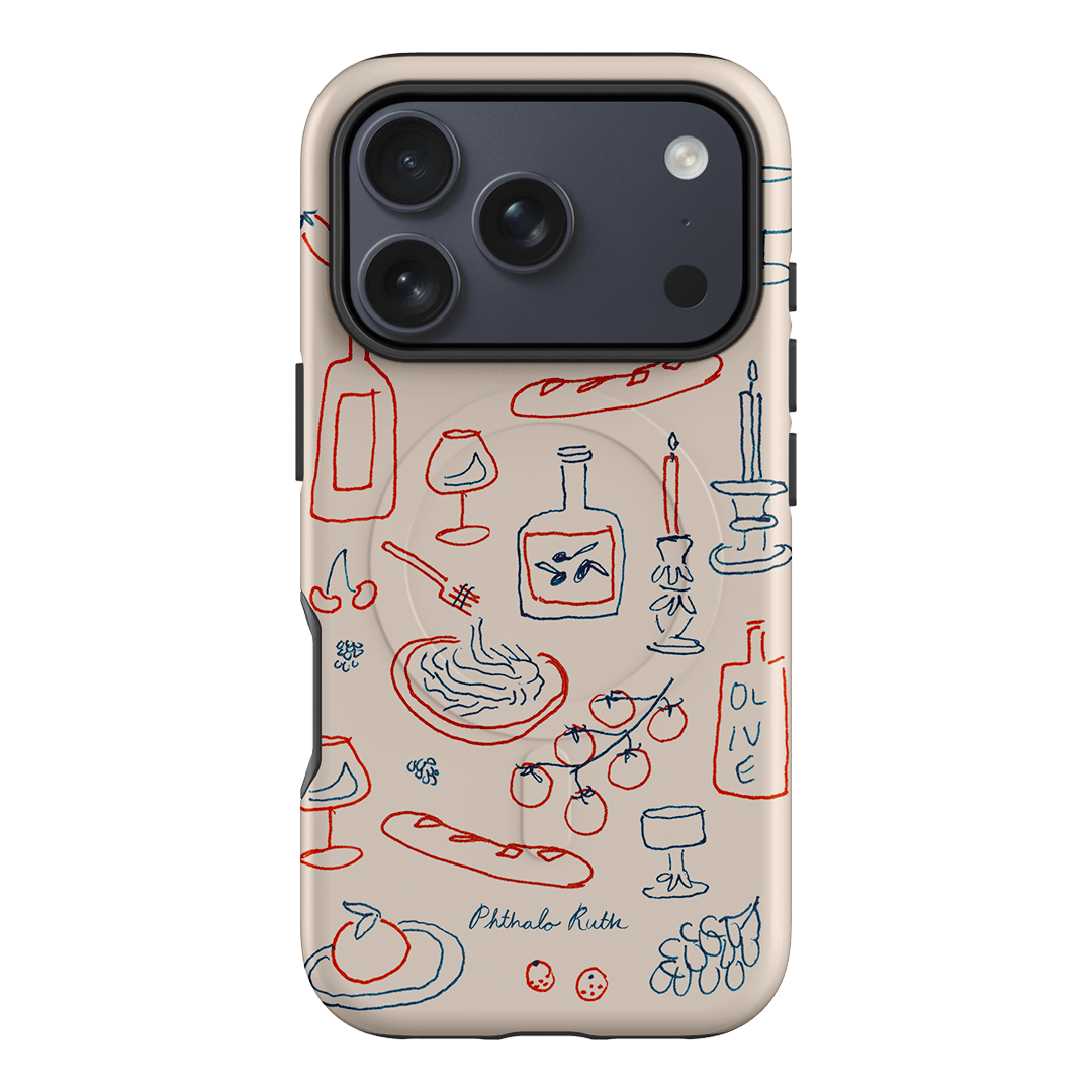 Italian Fare Printed Phone Cases iPhone 17 Pro / Armoured MagSafe by Phthalo Ruth - The Dairy