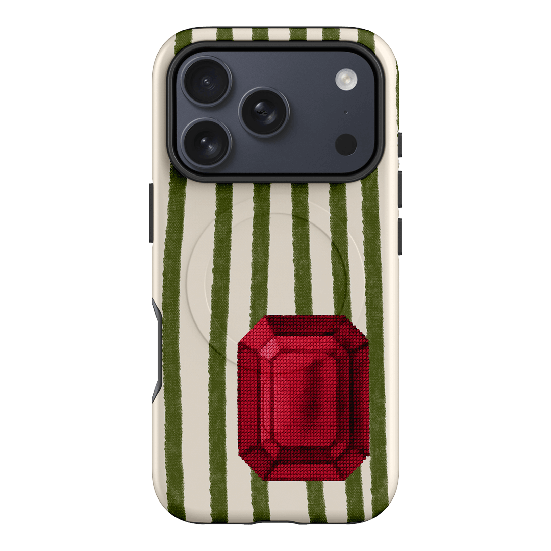 July Ruby Printed Phone Cases iPhone 17 Pro / Armoured MagSafe by Joiana - The Dairy