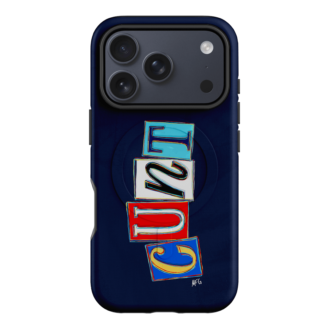 Lil Cnts Blue Printed Phone Cases iPhone 17 Pro / Armoured MagSafe by Margarbs Art - The Dairy