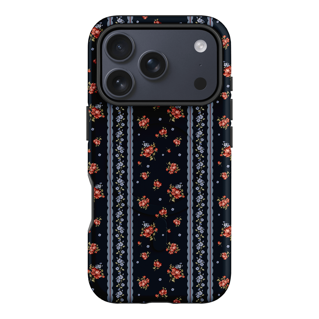 Midnight Stripe Printed Phone Cases iPhone 17 Pro / Armoured MagSafe by Kasiags Art - The Dairy