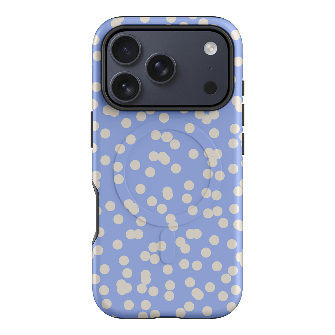 Mini Confetti Periwinkle Salt Printed Phone Cases iPhone 17 Pro / Armoured MagSafe by Veronica Tucker - The Dairy