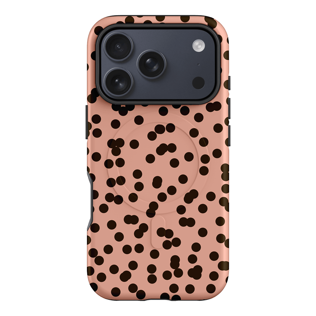 Mini Confetti Pink Chocolate Printed Phone Cases iPhone 17 Pro / Armoured MagSafe by Veronica Tucker - The Dairy