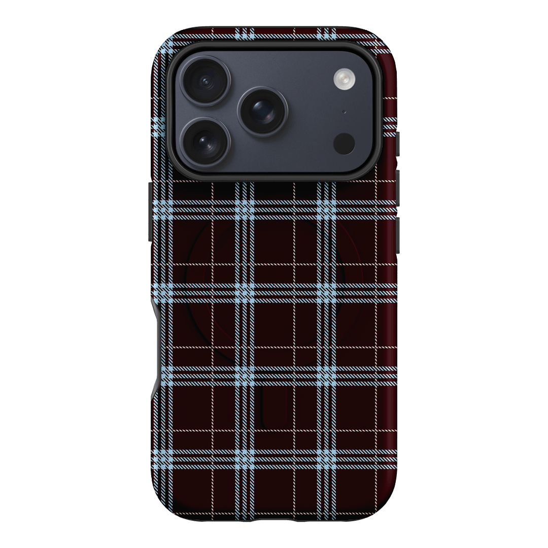 Mocha Plaid Printed Phone Cases iPhone 17 Pro / Armoured MagSafe by The Dairy - The Dairy