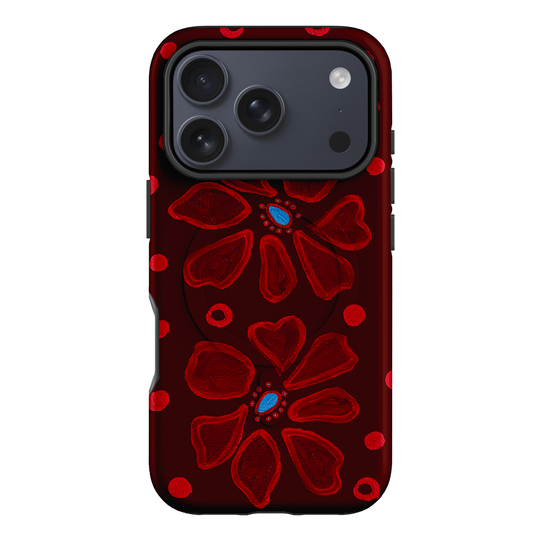 Painted Petal Rouge Printed Phone Cases iPhone 17 Pro / Armoured MagSafe by BG. Studio - The Dairy