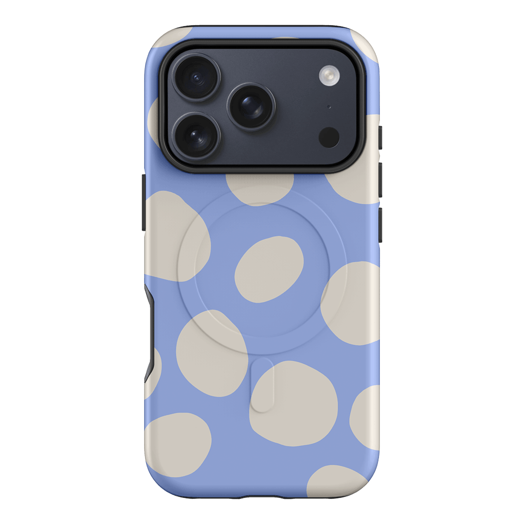 Pebbles Periwinkle Salt Printed Phone Cases iPhone 17 Pro / Armoured MagSafe by Veronica Tucker - The Dairy