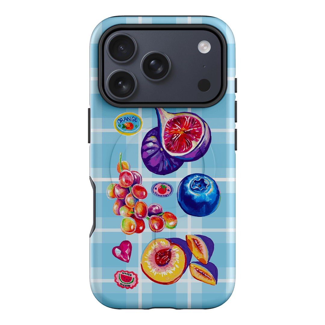 Plaid Picnic Printed Phone Cases iPhone 17 Pro / Armoured MagSafe by Femke Studio - The Dairy
