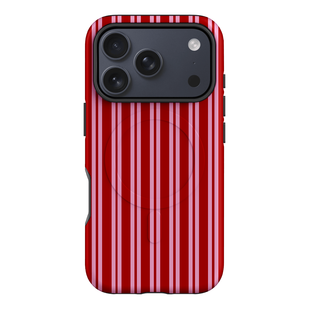 Punch Stripes Printed Phone Cases iPhone 17 Pro / Armoured MagSafe by The Dairy - The Dairy