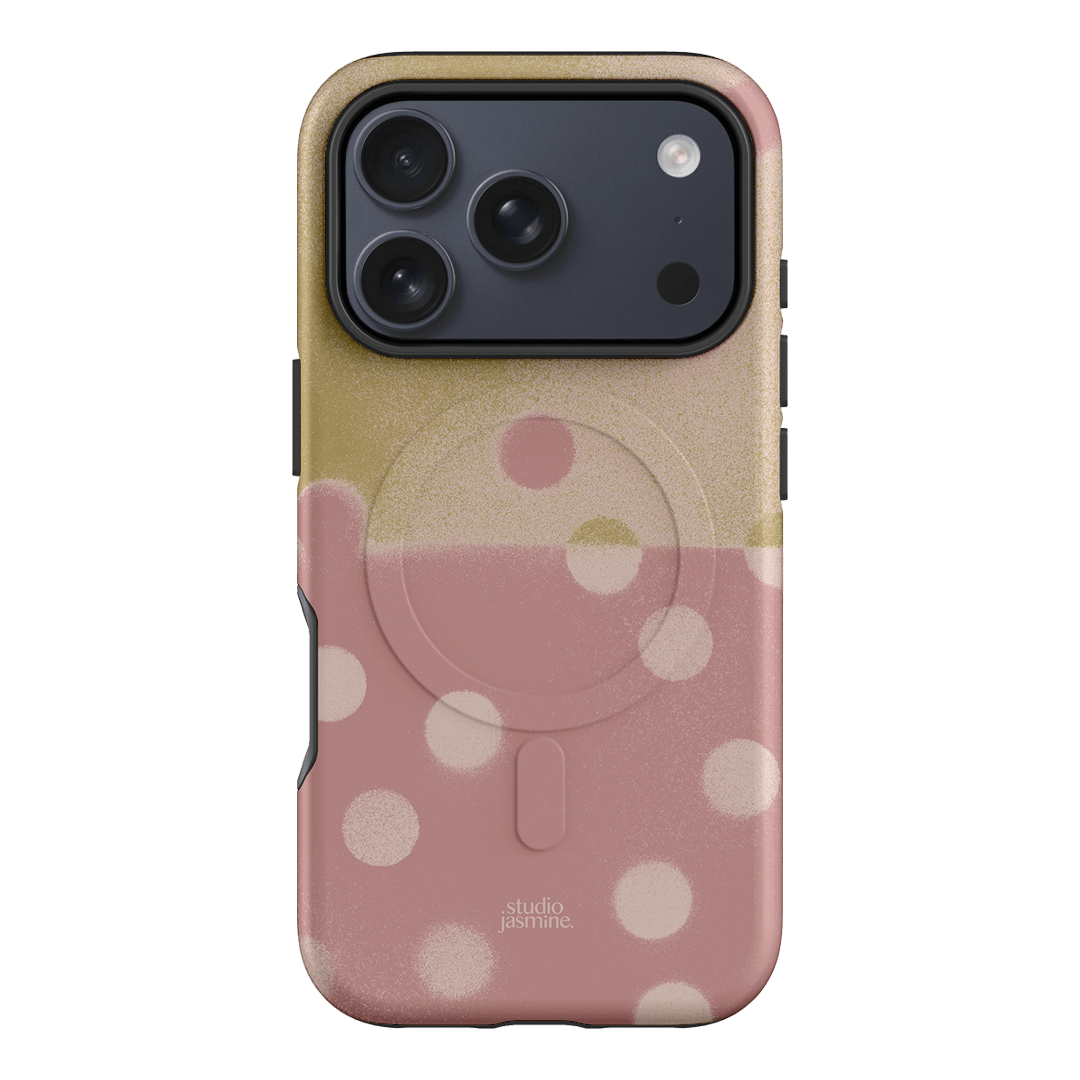 Strawberry Polka Dot Printed Phone Cases iPhone 17 Pro / Armoured MagSafe by Jasmine Dowling - The Dairy