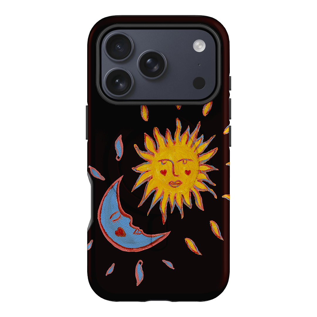 Sun & Moon Plum Printed Phone Cases iPhone 17 Pro / Armoured MagSafe by BG. Studio - The Dairy