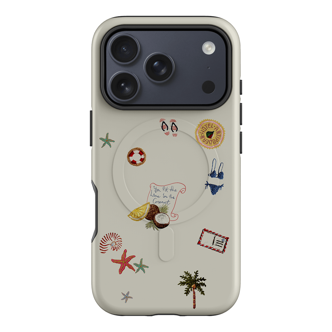 Vacay All Day Cream Printed Phone Cases by Antipodean - The Dairy