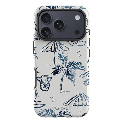 Balmy Blue Printed Phone Cases iPhone 17 Pro / Armoured by Cass Deller - The Dairy