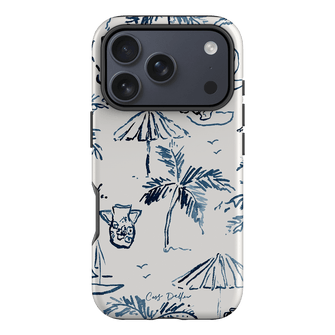 Balmy Blue Printed Phone Cases iPhone 17 Pro / Armoured by Cass Deller - The Dairy