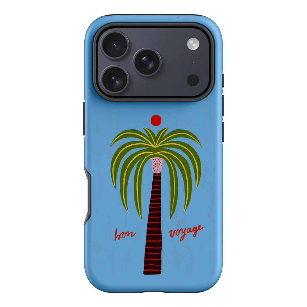 Bon Voyage Blue Printed Phone Cases iPhone 17 Pro / Armoured by Marie Faurrite - The Dairy