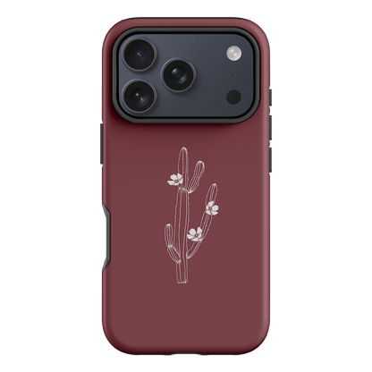 Cactus Flower Printed Phone Cases iPhone 17 Pro / Armoured by Typoflora - The Dairy