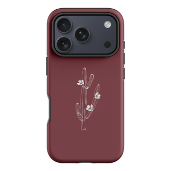 Cactus Flower Printed Phone Cases iPhone 17 Pro / Armoured by Typoflora - The Dairy