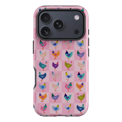 Checkered Chickens Printed Phone Cases iPhone 17 Pro / Armoured by Kayla Henley - The Dairy