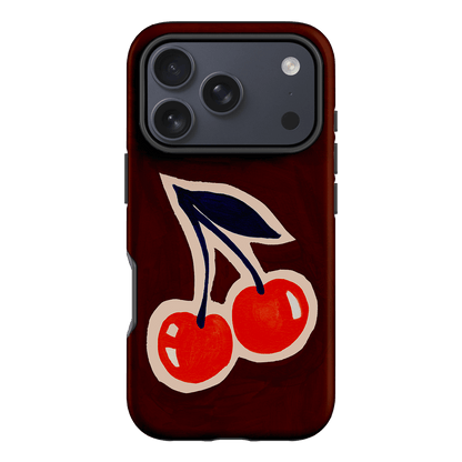 Cherries Printed Phone Cases iPhone 17 Pro / Armoured by Studio Bon - The Dairy