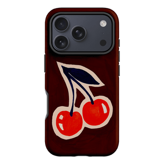Cherries Printed Phone Cases iPhone 17 Pro / Armoured by Studio Bon - The Dairy
