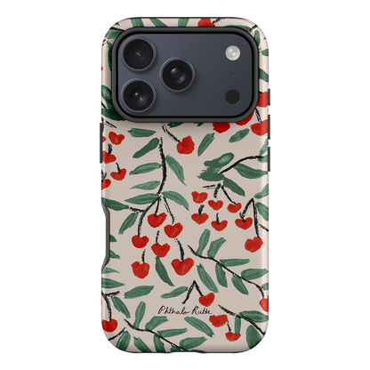 Cherry Love Printed Phone Cases iPhone 17 Pro / Armoured by Phthalo Ruth - The Dairy
