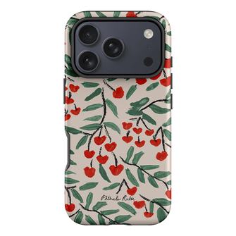 Cherry Love Printed Phone Cases iPhone 17 Pro / Armoured by Phthalo Ruth - The Dairy