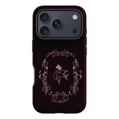 Darling Burgundy Printed Phone Cases by The Dairy - The Dairy