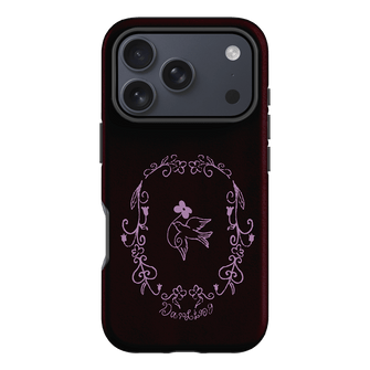 Darling Burgundy Printed Phone Cases by The Dairy - The Dairy
